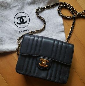 CHANEL VINTAGE MINI SQUARE FLAP CROSSBODY